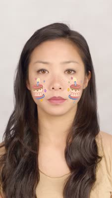 Snapchat Lens Tile Image for birthday cake gif